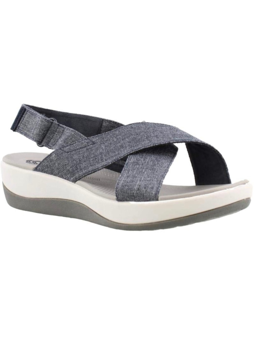 Women's Clarks Arla Kaydin Sandals Grey White Size 11